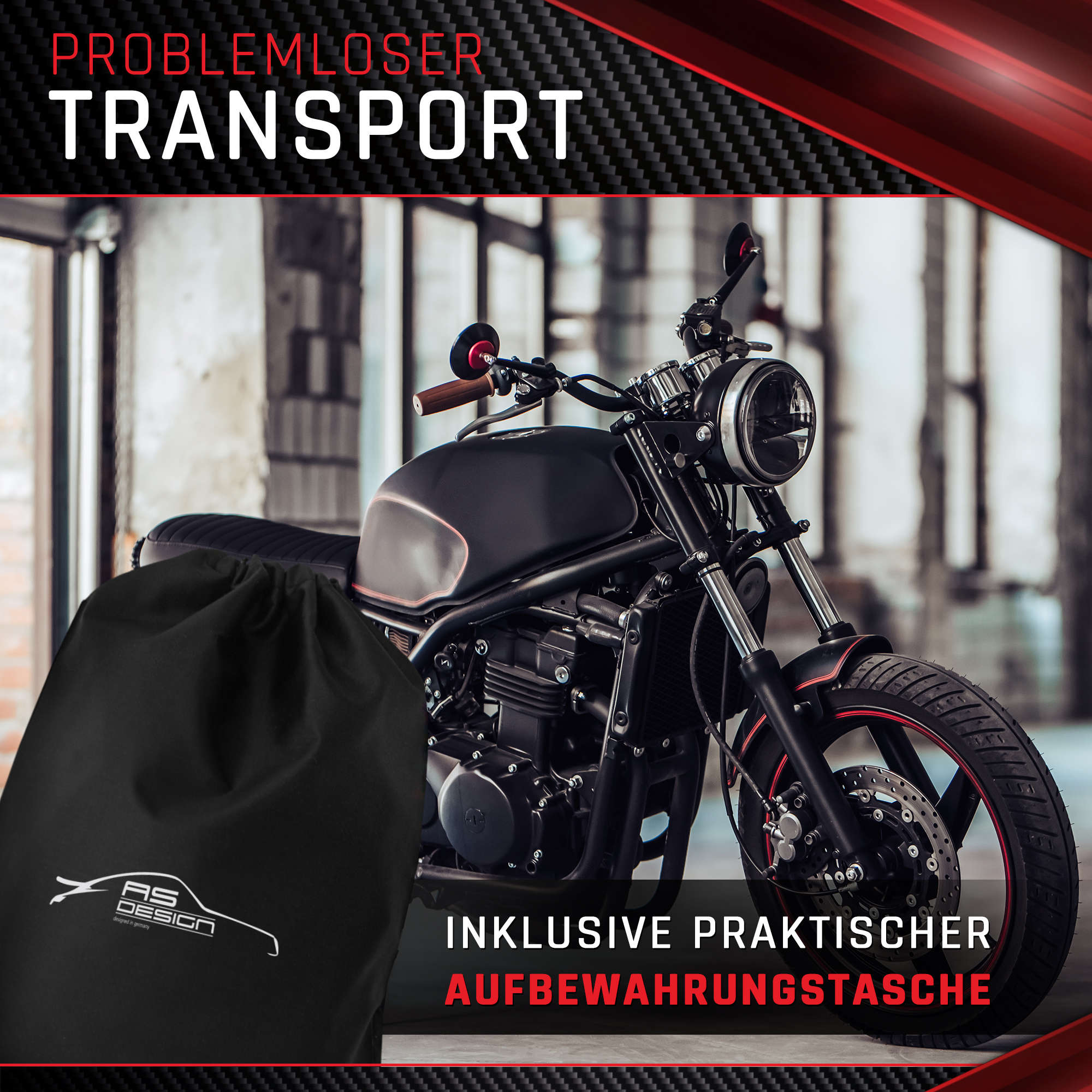Enorm leichter Transport